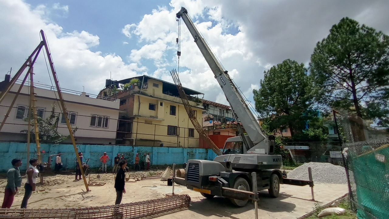 Basement + G + 4 Building at Deerwalk Complex