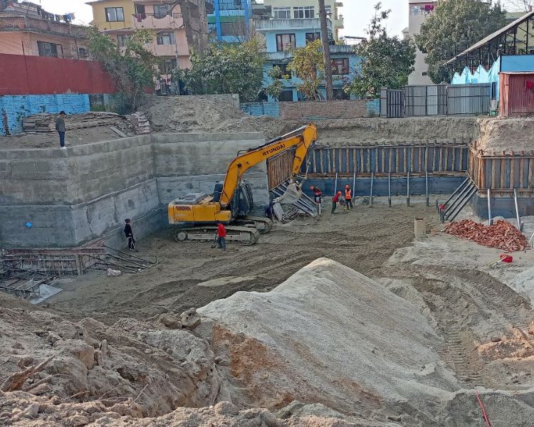 Basement + G + 4 Building at Deerwalk Complex, Sifal, Kathmandu